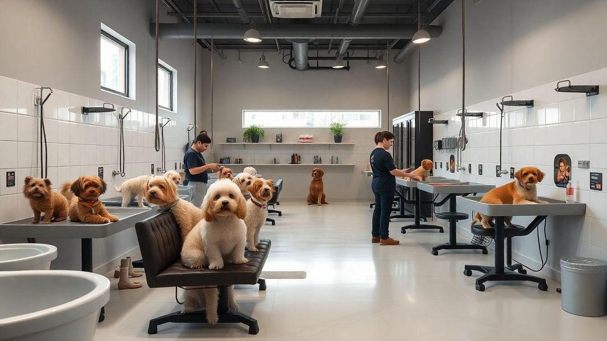 Avaliação de serviços de banho e tosa no Mercado Pet