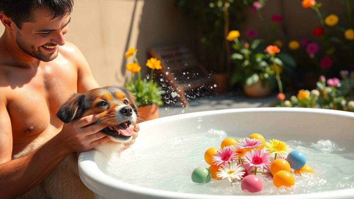 Técnicas de banho para cães: Como deixar seu pet feliz