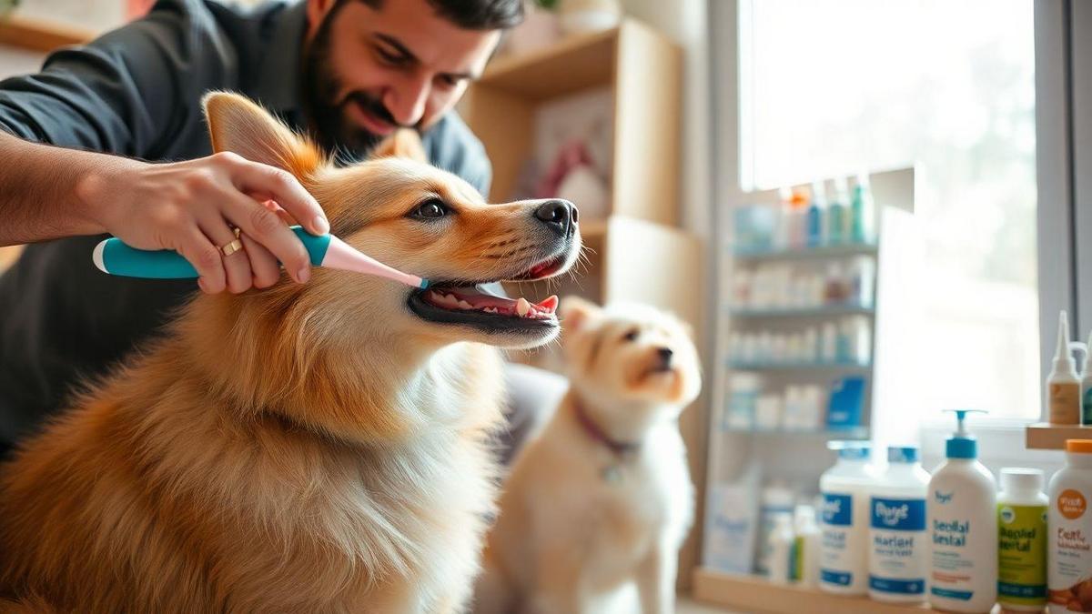 Educando Seu Cão para a Limpeza de Dentes