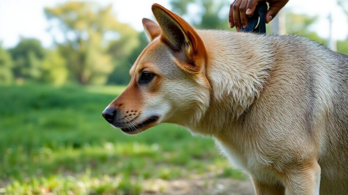 Sinais de pele seca em cães