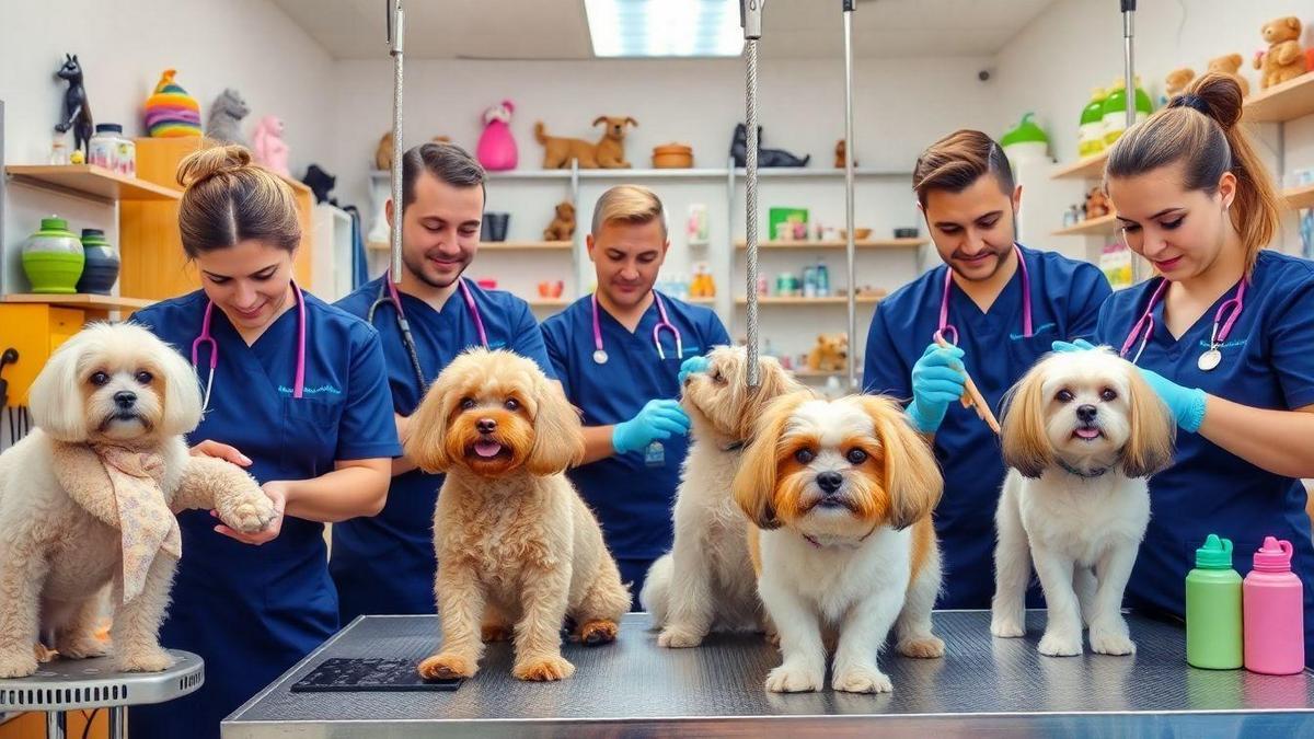 Técnicas de Finalização de Tosa em Cães