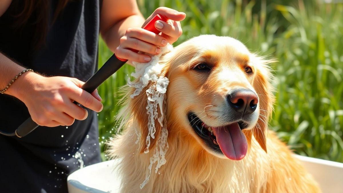 Cuidados com a Pele Canina Durante o Banho