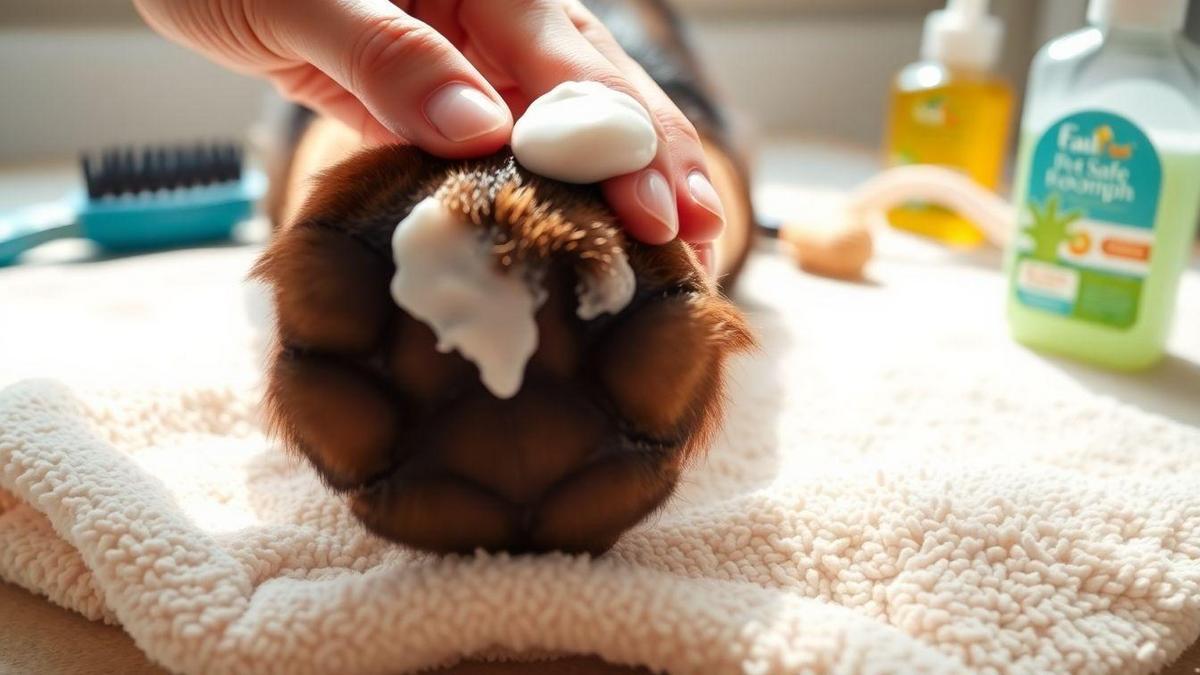 Cuidados com a pele do cachorro durante o tratamento