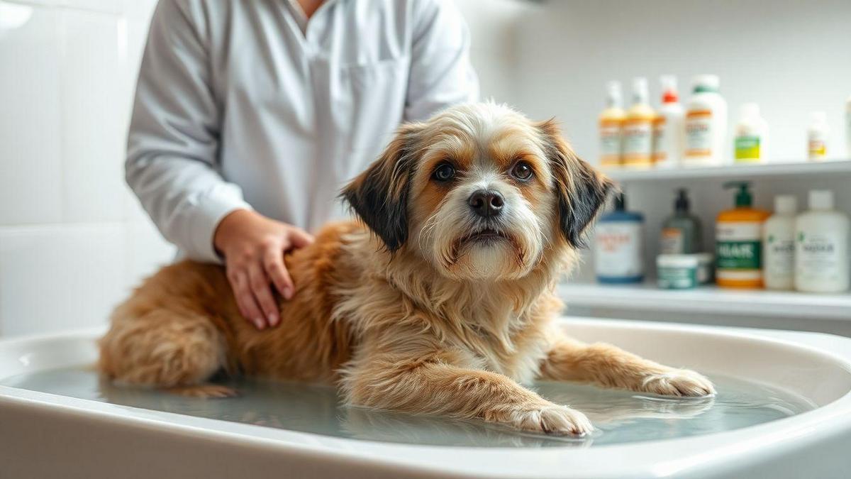 O papel do banho e tosa no tratamento de pele com hipersensibilidade em cães