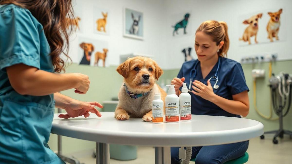 Tratamento de pele com alopecia em cães: opções disponíveis