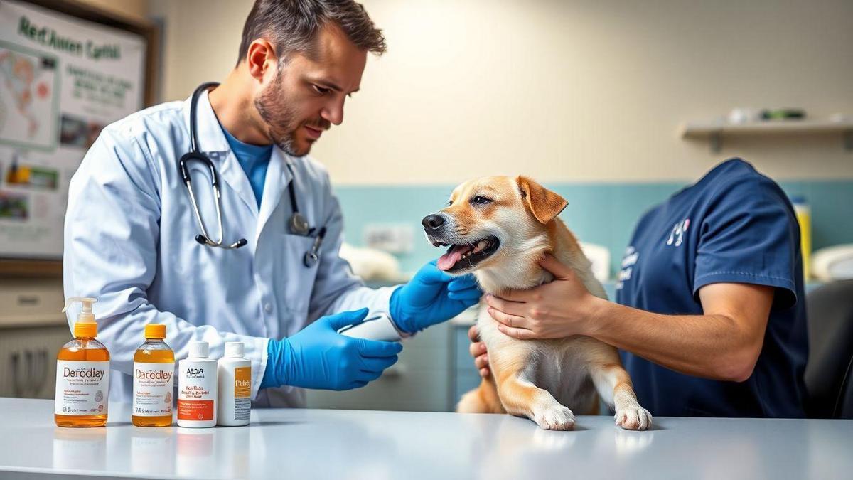 Tratamento de pele com fungos em cães: opções disponíveis